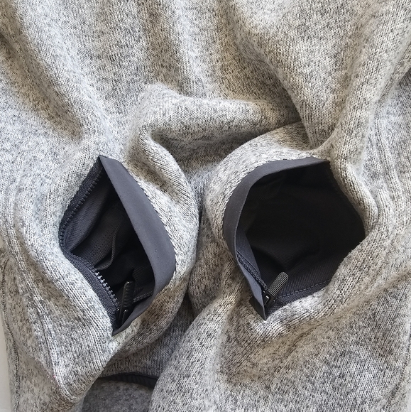 Lululemon Fleece & Thank You Half Zip Hoodie Gray Black Cozy Warm Size 2 - Picture 10 of 10